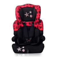 Автокрісло Bertoni KIDDY (9-36кг) (black & red stars)