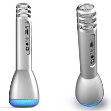 Беспроводной караоке-микрофон 4 в 1 iDance Party Mic PM-71 Silver (PM71Sl)