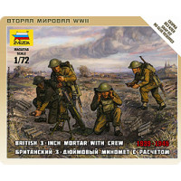 Британський 3-х дюймовий міномет з розрахунком 1939-42гг