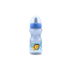 Бутылка непроливайка Nuvita 12м + 370мл синяя NV1453Blue