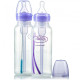 Пляшечка для годування Dr. Brown's Natural Flow Options з вузьким горлечком, 250 мл, 2 шт. Фіолетовий (SB82505-ESX)
