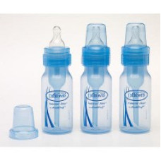 Пляшка для годування Dr. Brown's Natural Flow зі стандартним горлечком 120 мл Блакитний 3 шт (182)