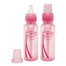 Бутылочка для кормления Dr. Brown's со стандартным горлышком 240 мл Розовый (211)