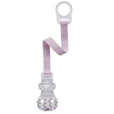 Тримач для пустушки з кільцем Nip (37001) Рожевий