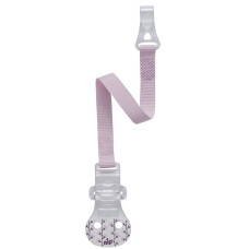 Тримач для пустушки з гачком Nip (37000) Рожевий