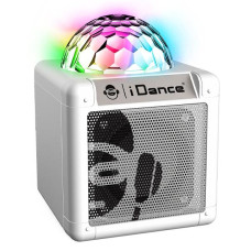 Дитяча караоке-система з диско-кулею iDance Cube Sing 100, 5W White (CUBESING100WH)