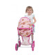 Детская коляска 2 в 1 с люлькой «Mary» , розовая