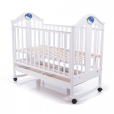 Детская кроватка Babycare BC-433M Экстра ламель Белый