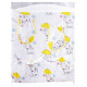 Детская постель Babyroom Bortiki lux-08 белый (слоники с желтым зонтиком)
