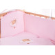 Детская постель Qvatro Ellite AE-08 апликация Розовый (мишка спит на облаке)