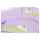 Дитяче ліжко Tuttolina Sleeping Cat (7 елементів) 65 светлосіреневий-салатовий (кіт спить)