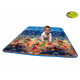 Детский двусторонний коврик "Сафари-пикник и Мир океана", 120х180 см