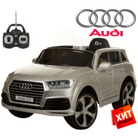 Дитячий електромобіль Audi "Шкіряне сидіння JJ2188 сталевий