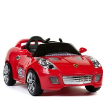 Детский электромобиль Ferrari KL 106 R - 12V, 2 мотора Красный