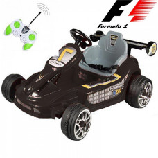 Дитячий Електромобіль Картинг Формула-1, чорний
