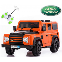 Дитячий електромобіль land rover "шкіряне сидіння"