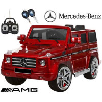 Детский электромобиль Mercedes AMG 55 красный