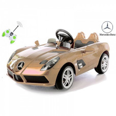 Детский электромобиль Mercedes-Benz SLR McLaren, золотой