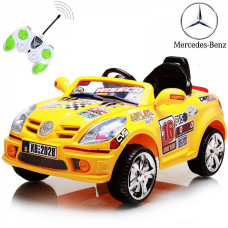 Детский электромобиль Mercedes, желтый