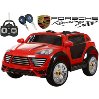 Дитячий електромобіль Porshe Cayenne Turbo M 2735 червоний