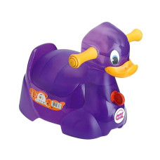 Дитячий горщик Quack з ручками для безпеки дитини, колір фіолетовий