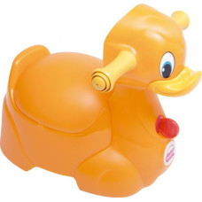 Детский горшок Quack с ручками для безопасности ребенка, цвет желтый
