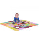 Детский игровой коврик-пазл «Быстрый транспорт» с бортиком