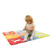 Детский игровой коврик - пазл «Развлечения динозавров», 92х92 см