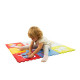 Детский игровой коврик - пазл «Развлечения динозавров», 92х92 см