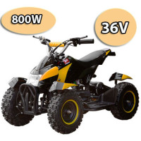 Дитячий квадроцикл hb-6 eatv 800 жовтий
