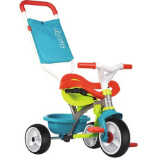 Дитячий металевий велосипед "Бі Mуві" з багажником та сумкою-конвертом, блакитний, 10міс.+