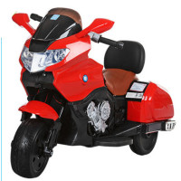 Детский Мотоцикл YAMAHA " Кожаное сиденье" M 3277 красный
