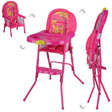 Детский стульчик для кормления Bambi Pink (HC100A)