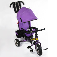 Дитячий триколісний велосипед Combi Trike BT-CT-0003 PURPLE з посиленою батьківської ручкою.