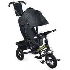 Детский трехколесный велосипед Combi Trike BT-CT-0004 DARK GREY. Надувные колеса