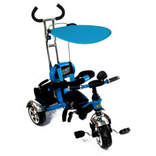 Детский трехколесный велосипед с ручкой Combi Trike BT-CT-0012 BLUE