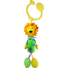 Дрожащая іграшка-підвіска Biba Toys Лев-мандрівник (022JF lion)