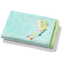Двостороння 3D ковдра BabyOno 75х100 см Блакитно-зелений (1401/03)