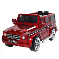 Электромобиль Bambi Mercedes G55 Красный (кожа) (ELRS-3)