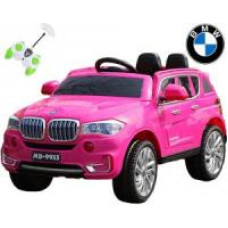 Электромобиль BMW "x 7 двухместный "Мягкие колеса", розовый