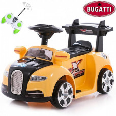 Электромобиль Bugatti MINI, желтый