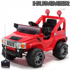 Електромобіль Hummer A-30 H2 - 2 мотора + Д / У - Червоний