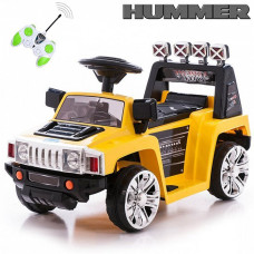 Электромобиль Hummer MINI, желтый