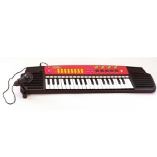 Електросинтезатор з мікрофоном, 37 клавіш, 63х18 см, 4+