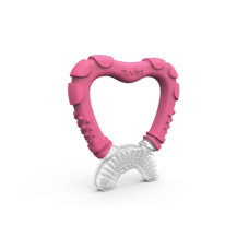 Грызунок-прорезыватель для зубов Nuvita 4м + розовый NV7006Pink