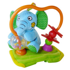 Іграшка на коляску Biba Toys Крутячийся слоненя (499BR)