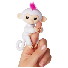 Интерактивная обезьянка на палец FingerMonkey 818-5 Белый