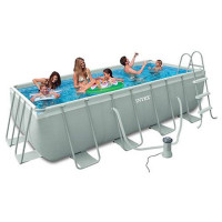 Каркасний басейн Intex Rectangular Ultra Frame Pool (28314)