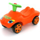 Каталка "Мой любимый автомобиль" оранжевая со звуковым сигналом