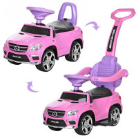 Каталка-толокар Bambi 3 в 1 M 3186L-8 Розовая